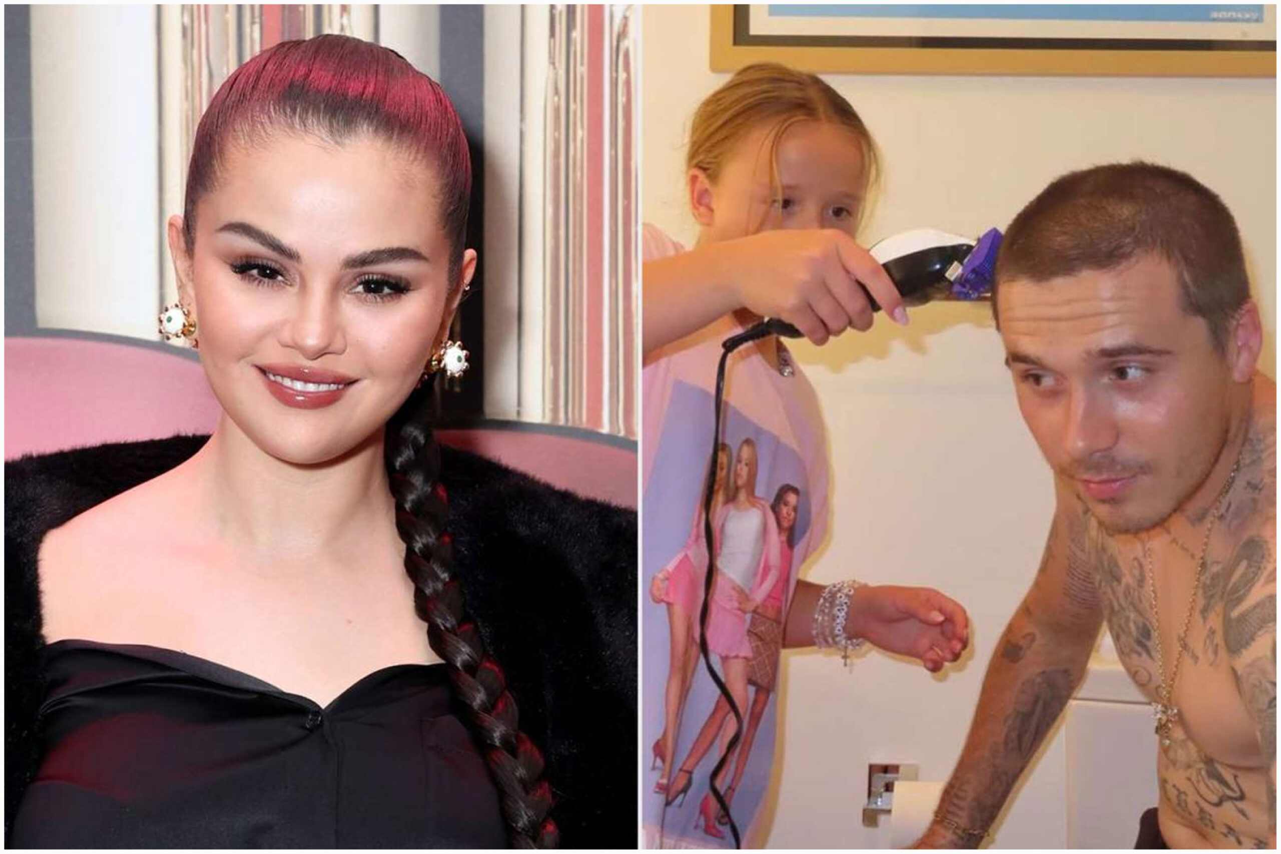 selena-gomez-shares-pic-of-sister-grace-shaving-brooklyn-beckham-s-head